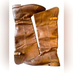 Frye Paige Tall Riding Boots with Buckle size 9.5